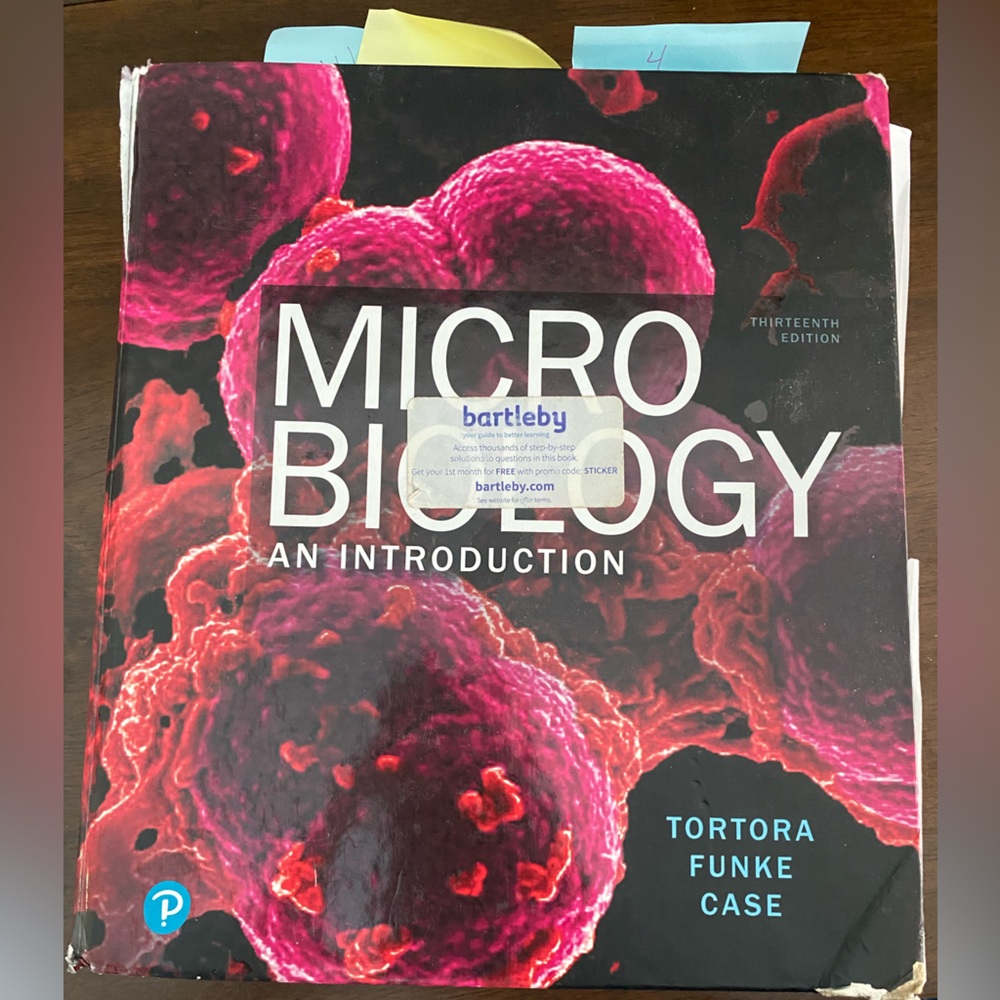 Microbiology: An Introduction 13th edition by Gerard Tortora/ pearson